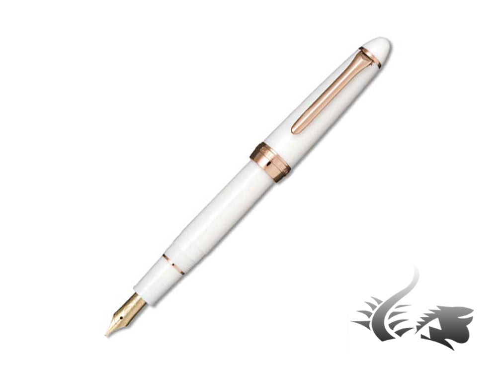 Sailor Fasciner Series Fountain Pen, Resin, White, 11-0725-210
