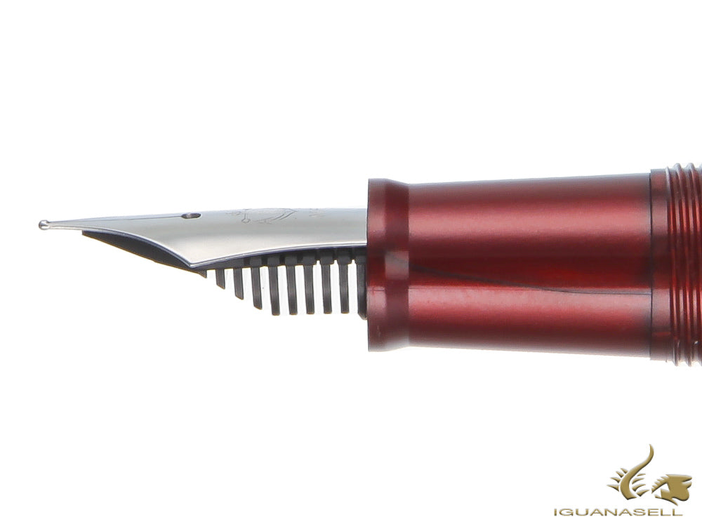 Sailor Lecoule Power Stone Color Fountain Pen, Acrylic Resin, Maroon