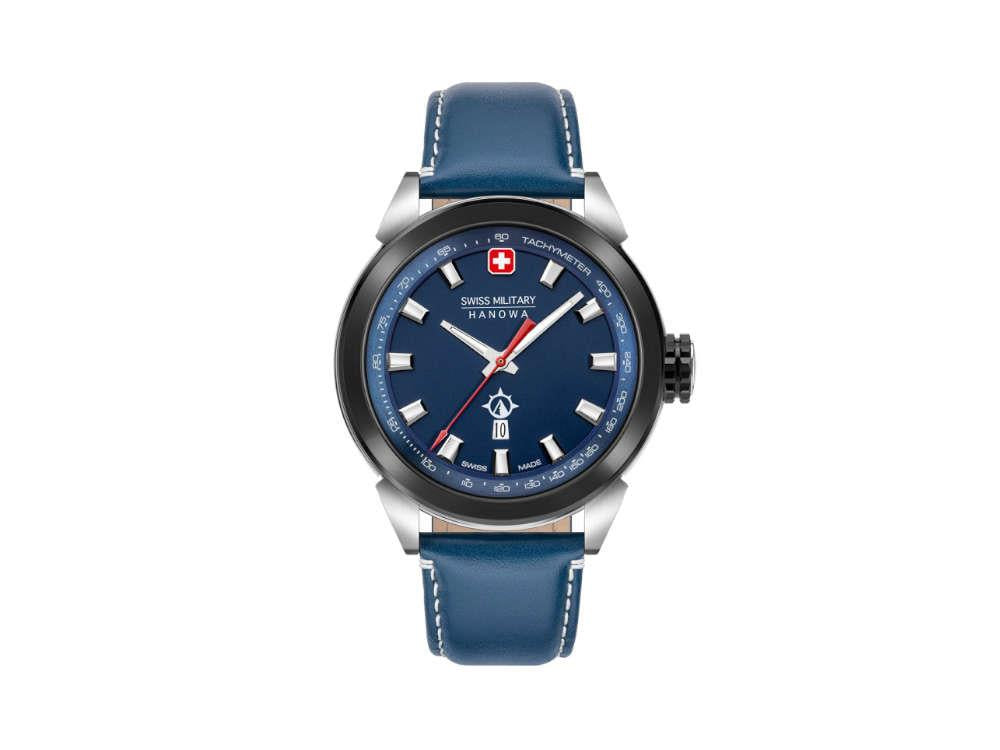Swiss Military Hanowa Land Platoon Night Vision Quartz Watch, Blue, SM -  Iguana Sell UK