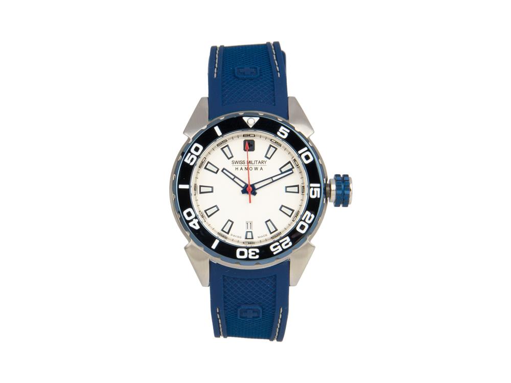 Swiss Military Hanowa Scuba Diver Lady Quartz Watch, White, 6-6323.04.001