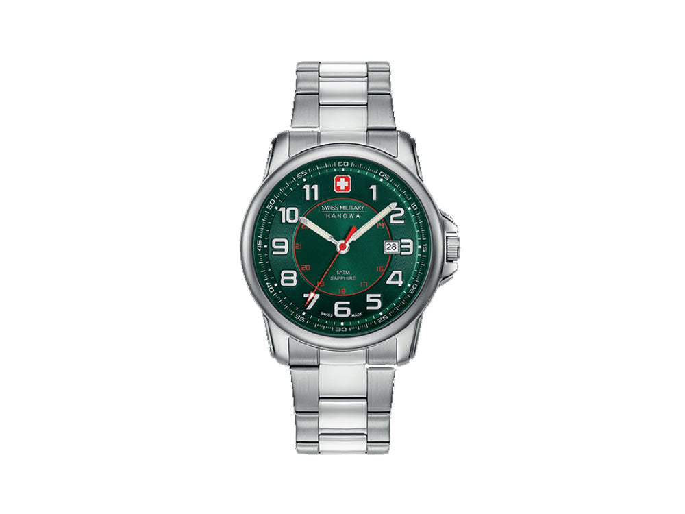 Swiss Military Hanowa UK Sell Watch, 6-5330 Grenadier Swiss Land - Green, Quartz Iguana