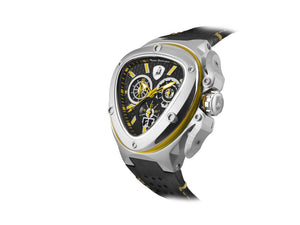 Tonino Lamborghini Spyder X Yellow SS Quartz Watch, 53 mm, Chronograph, T9XE-SS