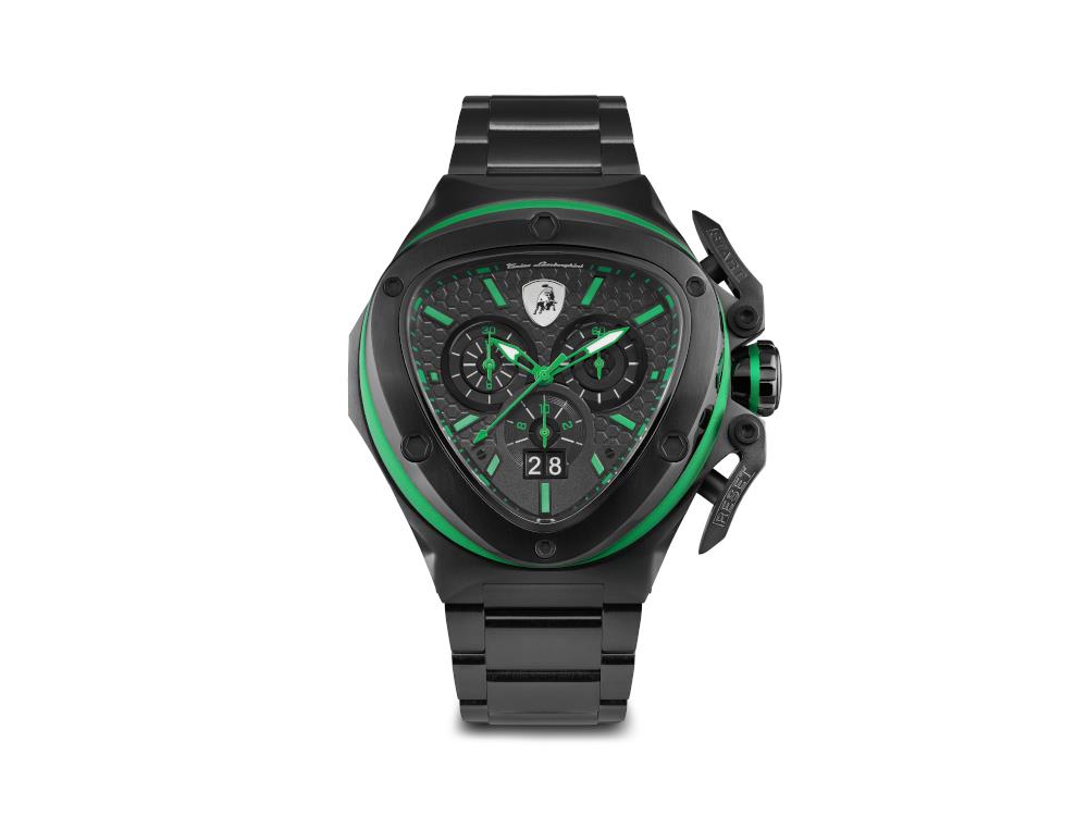 Tonino Lamborghini Spyder X Green Quartz Watch, 53 mm, Chrono, T9XF-B