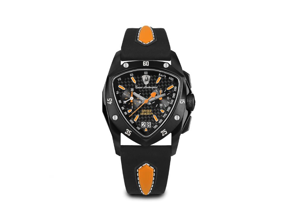 Tonino Lamborghini New Spyder Orange Quartz Watch, 43 mm, Chrono TLF-A13-6