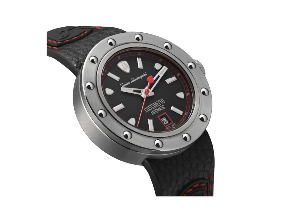 Tonino Lamborghini Cuscinetto Red Automatic Watch, Titanium, 42 mm,TLF-T01-2