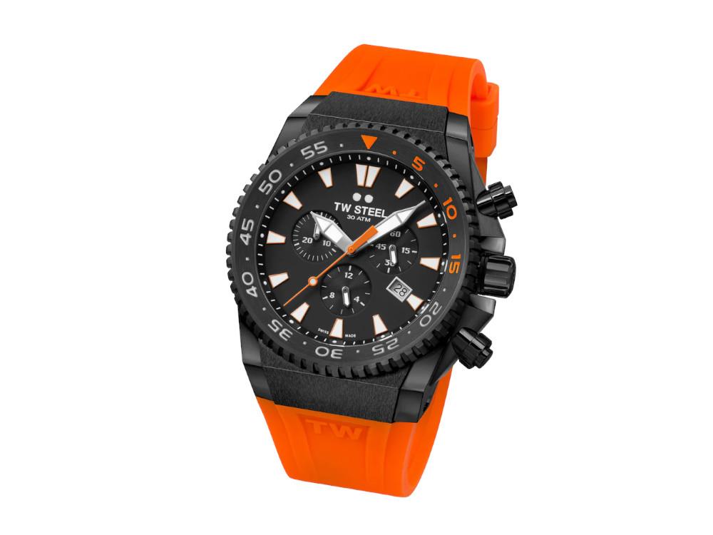 TW Steel Ace Diver 2019 Quartz Watch, Black, 44 mm, Ltd Edition, ACE404