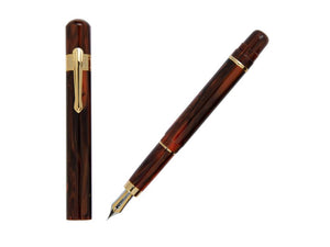 Taccia Covenant Persimmon Winds Fountain Pen, Resin, Brown, TCV-SSF-PW