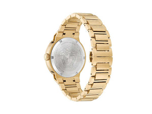 Versace Medusa Infinite Quartz Watch, PVD Gold, Black, 38 mm, VE3F00522