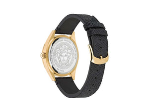 Versace V-Code Quartz Watch, Black, 42 mm, Sapphire Crystal, VE6A00223