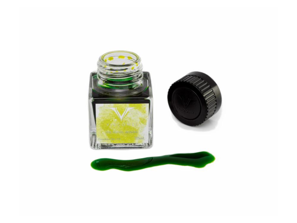 Visconti The Novel Reader Ink Bottle, 30ml, Green, Crystal, INKVG-30ML61