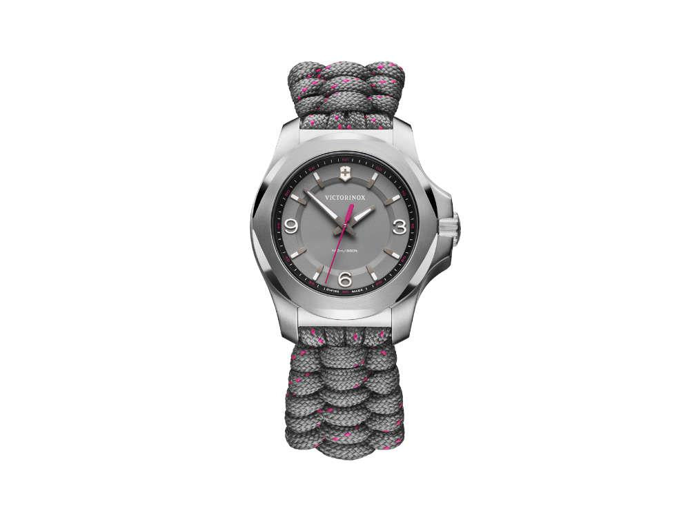 Victorinox I.N.O.X. Ladies Quartz Watch Grey 37mm Paracord