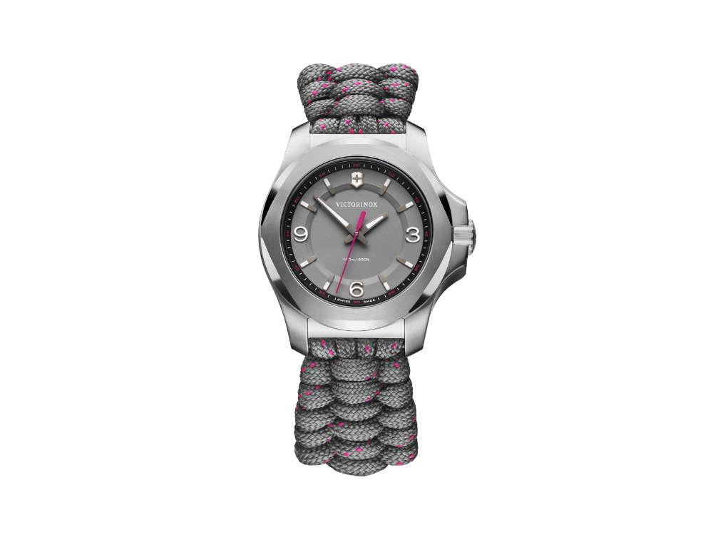 Victorinox I.N.O.X. Ladies Quartz Watch, Grey, 37mm, Paracord, V241920
