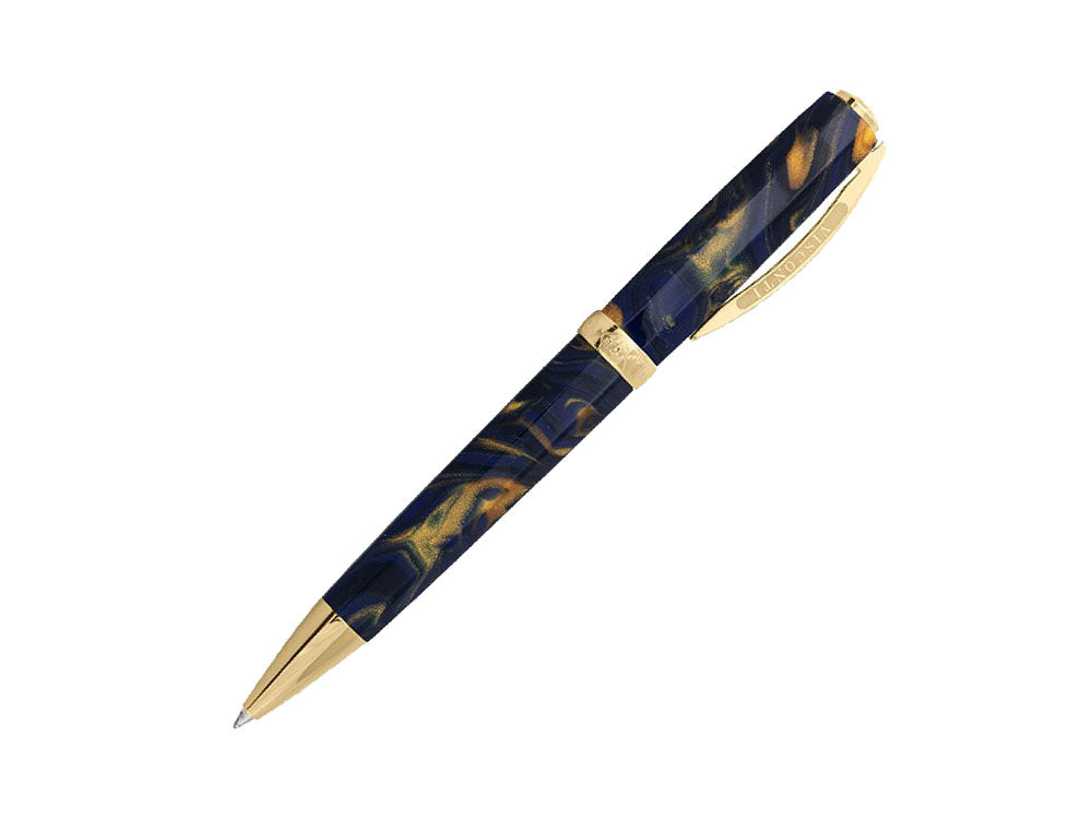 Visconti Medici Golden Blue Ballpoint pen, Blue, gold plated,  KP17-05-BP