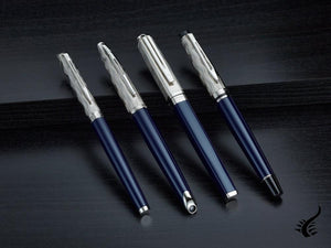 Waterman Expert L'essence du Bleu Fountain Pen, Lacquer, Blue, 2166428