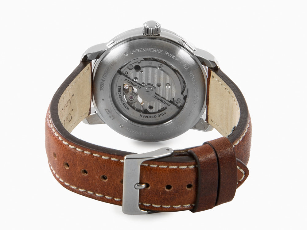 Zeppelin LZ 127 Graf Zeppelin Automatic Watch, Brown, 40 mm, 7666-4